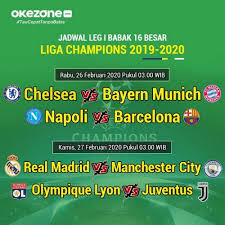 Kontestan 16 besar liga champions sudah diketahui. Hasil Pertandingan Liga Champions 2019 2020 Rabu 26 Februari Okezone Bola