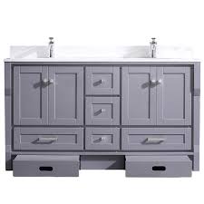 eviva booster 60 in. double sink vanity