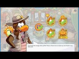 Talk to the coffee shop penguin. Club Penguin Online Puffle Party Orange Alien Puffle Hidden Location Youtube