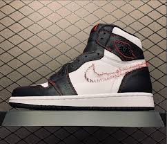 Jordan 1 Retro High Defiant White Black Gym Red 2019 Release Jordan 1 High Og Defiant White Black Sneakers Cd6579 071 Black Sneakers Sneakers Jordan 1 High Og