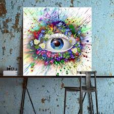 Shop artist paint online at blick®. Abstract Eye Extra Large Metal Wall Art Print Newartmix