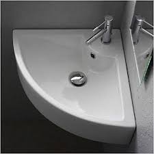 10 Easy Pieces Wall Mounted Guest Bath Sinks Remodelista Corner Sink Bathroom Tiny Powder Rooms Very Small Bathroom