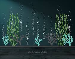 Underwater Decal Bubble Wall Decal Ocean Wall Decal Aquarium Etsy Bubble Wall Ocean Room Ocean Decor
