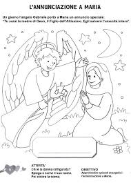 L Angolo Colora La Bibbia L Annunciazione A Maria Disegni Da Colorare Bibbia Artigianato Scuola Domenica Disegni Da Colorare