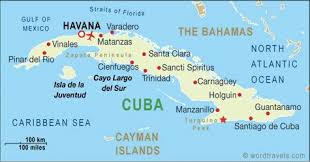 Map Of Cuba With Major Cities Map Of Cuba Cuba Trip Planning
