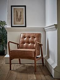 Mid Century Armchair Leather Luxury Modern Occasional Chairs Modern Luxury Seating Modern Hom Mid Century Armchair Leather Armchair White Leather Chair