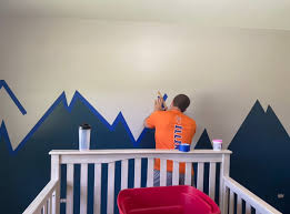 Nautica is responsible for this page. Step By Step Process To Paint An Awesome Mountain Background On Your Nursery Wall