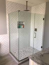 Double Herringbone Matte White Subway Tile Herringbone Tile Bathroom Unique Bathroom White Bathroom Tiles
