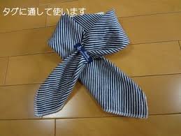 大判ハンカチ de 簡単ネッククーラーの作り方 minamiな日記 ネッククーラー ハンカチ 作り方 簡単手芸