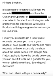 It should succinctly articulate who you are, what makes you great and what your career aspirations are. How To Pitch Yourself As A Podcast Guest Stephan Spencer
