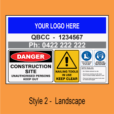 Qa Signs Builder Signs Simply Add Your Logo