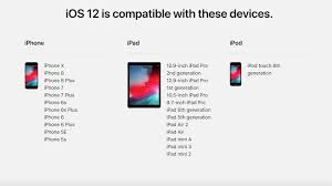 which iphones ipads can get ios 12 list of compatible