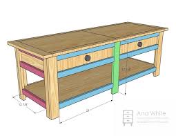 Ana White Build A Mom S Lego Table Free And Easy Diy Project And Furniture Plans Storage Furniture Plans Diy Table Lego Table