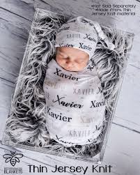 Personalized Baby Blanket Baby Name Swaddle Newborn Baby Etsy