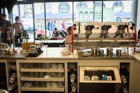 Open Now Skin And Suds At Intelligentsia Coffee S New Wicker Park Cafe Coffee Shops Interior Cafe Interior Design Coffee Shop Counter