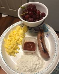 Instructions · warm your skillet at medium heat. My 3 Point Lunch So Filling And Good These Chicken Apple Sausages Are To Die For Sams Choice Chicken Apple Sausage 2sp 2 Scrambled