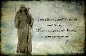 Give me your tired, your poor, Jesus Christian Art Religious Statue Of Jesus Bible Quote Digital Art By Kathy Fornal