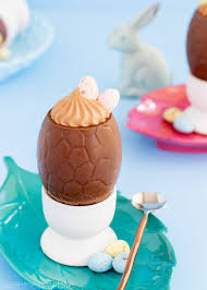 What can you do with just one egg? Milk Chocolate Mousse Easter Eggs Easy Easter Dessert Sweetness Bite