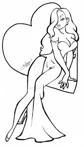 Jessica Rabbit By Aichan25 On Deviantart In 2020 Cartoon Drawings Jessica Rabbit Jessica Rabbit Cartoon