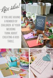 How About A Children S Table At Your Wedding Kids Table Wedding Kids Wedding Activities Wedding With Kids