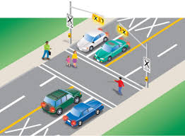 The vehicle on the left yields to the vehicle on the right. Driving Through Intersections Ontario Ca