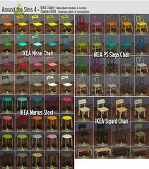 Around The Sims 4 Ikea Chairs Sims 4 Downloads Around The Sims 4 Sims 4 Sims