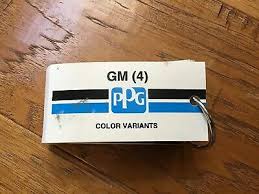 Ppg Dox442 Vibrance Custom Paint Color Chips Charts For Cars