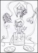 How to draw coraline jones from coraline step by step, learn drawing by this tutorial for kids and adults. Coloring Pages Coraline L0
