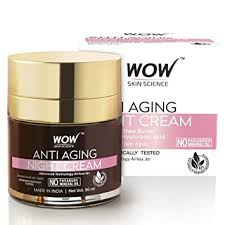 Wow Skin Science Cream Anti Aging No Parabens Mineral Oil Night Cream 50ml Amazon In Beauty