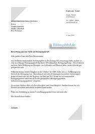 Sie erhalten ein anschreiben speziell für reinigungskräfte, mit dem sie beim adressaten den wunsch auslösen, sie zu einem. Bewerbung Reinigungskraft Anschreiben Muster Vorlage Download