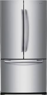 Below are some pics of the fridge that i purchased inside the enclosure. Best Buy Samsung 17 5 Cu Ft French Door Counter Depth Refrigerator Stainless Steel Rf18hfenbsr Us