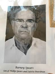 Barney Spears is my great grandfather. Mobile, Ala.
