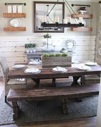 My new farmhouse table in black! 62 Farmhouse Dining Rooms And Zones To Get Inspired Digsdigs