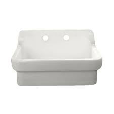 American standard offers a wide variety of farm sinks in cast iron, white, fine fire clay, and stainless steel options. American Standard Country Base Mounted Vitreous China 30 In 2 Hole Single Bowl Kitchen Si Country Kitchen Sink Farmhouse Sink Kitchen Single Bowl Kitchen Sink