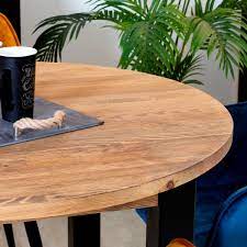table a manger ronde bois massif 110 150 loundge avec 1 allonge table a manger ronde table a manger salle a manger table ronde