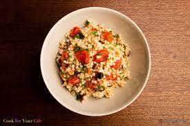 Roast in preheated oven for 10 to 12 minutes. Roasted Tomato Olive Pearl Couscous Cook For Your Life