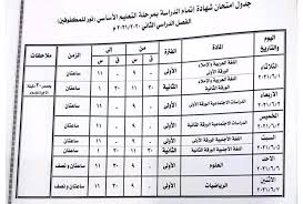 سوف تعلن جميع مديريات التربية والتعليم متمثلة في وكيل وزارة التربية والتعليم جدول امتحانات الصف الثالث الإعدادي بعد اعتمادها من السيد المحافظ والتي تبدأ مطلع يونيو 2021 لغالبية. Ø¬Ø¯ÙˆÙ„ Ø§Ù…ØªØ­Ø§Ù†Ø§Øª Ø§Ù„ØµÙ Ø§Ù„Ø«Ø§Ù„Ø« Ø§Ù„Ø¥Ø¹Ø¯Ø§Ø¯ÙŠ Ø§Ù„ØªØ±Ù… Ø§Ù„Ø«Ø§Ù†ÙŠ 2021 Ù…Ø­Ø§ÙØ¸Ø© Ø¨Ù†ÙŠ Ø³ÙˆÙŠÙ