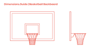 Basketball Backboards Dimensions Drawings Dimensions Guide