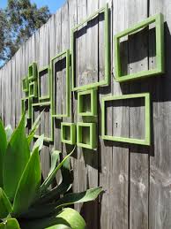 Shop outdoor decor from at home. Outdoor Wall Art Frame Collage Diy Garden Fence Fence Art Outdoor Wall Art