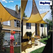 Made from 190 gsm virgin hdpe, this is a sturdy and reliable option that blocks up to 95% of uv rays. Uv Waterproof Triangles Sun Shade Sail Awning Outdoor Sun Shading Net 3 3 3m Garden Courtyard Pool Gazebo Canopy Swimming Pool Triangle Sun Shade Sail Shade Sail Awningsail Awning Aliexpress