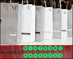 Ideas For Birthday Presents For Him A Week Of Birthday Presents Boyfriend Gifts Birthday Week Birthday Gift Ideas