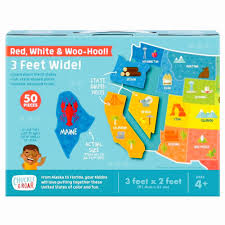 Free shipping on orders of $35+ from target. Chuckle Roar Giant Floor Puzzle Us Map 50pc Walmart Com Walmart Com