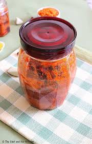 The Chef And Her Kitchen Allam Avakaya Andhra Mango Pickle With Ginger Garlic Paste Pickling Recipes Pickles Chutney Recipes