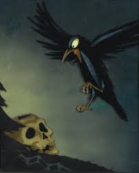 Birds Snow White And The Seven Dwarfs A Celluloid Of The Raven From Snow White And The Seven Dwarfs Animation Art Character Design Animation Art