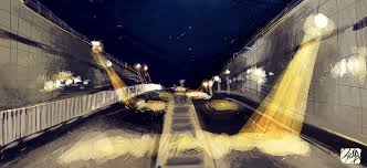 (mirror & darkness/void motif) running from & to adulthood. Background Studies Bts Run Mv On Behance