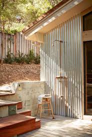 Plastic or copper hose will do just fine, but you can choose other rustproof materials. 30 Invigorating Outdoor Shower Ideas To Escape Into Nature