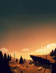 Firewatch Concept Art Olly Moss Game Concept Art Environment Concept Art Landscape Concept