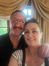 Could someone please remove my husband from this pic for me please 😂 were  not grtting divorced honestjy. it's for a staff photo at work