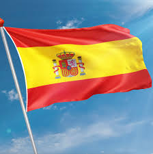 De vlag van spanje bestaat uit drie horizontale strepen: Spaanse Vlag Kopen Snelle Levering 8 7 Klantbeoordeling Vlaggen Com