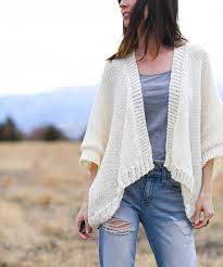 Can't figure out what to knit with that single skein of sock yarn in a variegated colorway that you've had in your stash for months? Breckenridge Knit Topper Cardigan Pattern Mama In A Stitch